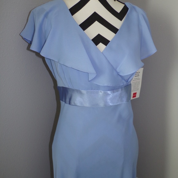 NWT East 5th Sz 8 Blue Long Formal Dress - Picture 3 of 8